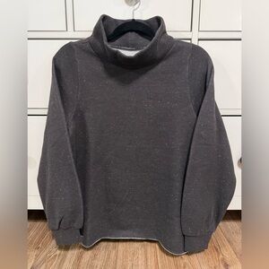 Madewell Dark Gray Turtleneck Sweater